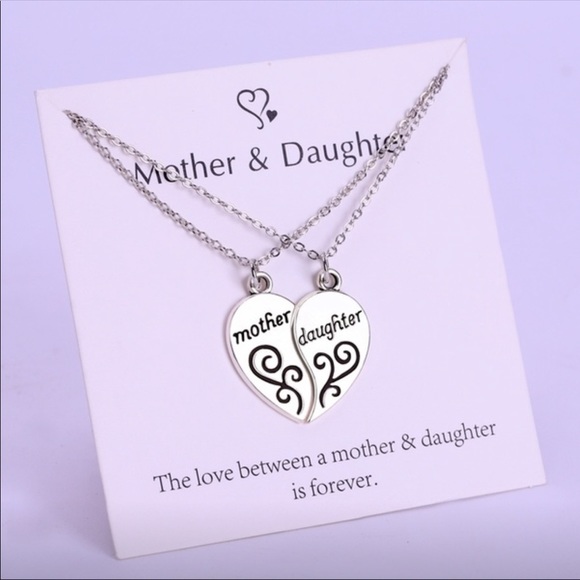 NEW. Two necklaces mother daughter silver❤️ - Picture 3 of 4